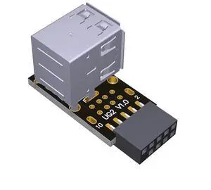 9PIN to USB 2.0 Adapter Built-in Wire-Less Mouse Keyboard Receiver for ITX Chassis Computer Motherboard with 9PIN Connector (UG2-R) 9PIN to USB 2.0 Adapter Built-in Wire-Less Mouse Keyboard Receiver for ITX Chassis Computer Motherboard with 9PIN Connector (UG2-R)
