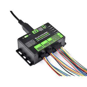 USB to UART I2C SPI JTAG Converter, 2-CH UART up to 9Mbps, 3.3V/5V Level Switch, ESD & Resettable Fuse Protection, Aluminum Alloy Case, Windows/Linux Support, Rail/Wall Mount USB to UART I2C SPI JTAG Converter, 2-CH UART up to 9Mbps, 3.3V/5V Level Switch, ESD & Resettable Fuse Protection, Aluminum Alloy Case, Windows/Linux Support, Rail/Wall Mount