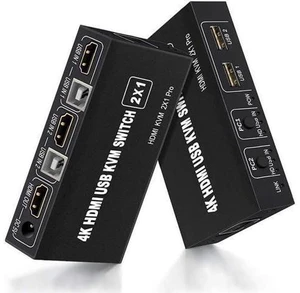 Switch HDMI 2 Port, USB and HDMI Switch for 2 Computers Share Keyboard Mouse Pri Switch HDMI 2 Port, USB and HDMI Switch for 2 Computers Share Keyboard Mouse Pri