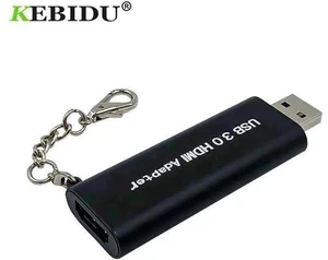Mini Portable USB 3.0 to HDMI Converter Keychain 1920 * 1080 HD Adapter for Wind Mini Portable USB 3.0 to HDMI Converter Keychain 1920 * 1080 HD Adapter for Wind