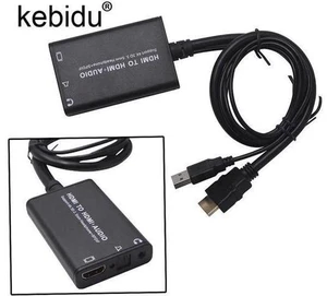 4K 3D HDMI to HDMI audio Converter adapter Cable with USB cable audio SPDIF For 4K 3D HDMI to HDMI audio Converter adapter Cable with USB cable audio SPDIF For