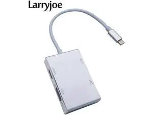 4 In 1 USB 3.1 USB-C Converter Cable USB C Type C to HDMI VGA DVI USB 3.0 Adapte 4 In 1 USB 3.1 USB-C Converter Cable USB C Type C to HDMI VGA DVI USB 3.0 Adapte