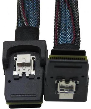 SF-031 1m SFF-8087 Mini SAS 4i 36 Pin to 36Pin Right 90 Degree Angled SF-031 1m SFF-8087 Mini SAS 4i 36 Pin to 36Pin Right 90 Degree Angled
