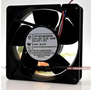 TYP 5214N 28HHI 27V 12738 temperature control fan inverter fan DC fan TYP 5214N 28HHI 27V 12738 temperature control fan inverter fan DC fan