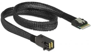 SF-098 Slim Line SAS 4.0 SFF-8654 4i 38pin Host to HD Mini SAS 4i SFF SF-098 Slim Line SAS 4.0 SFF-8654 4i 38pin Host to HD Mini SAS 4i SFF