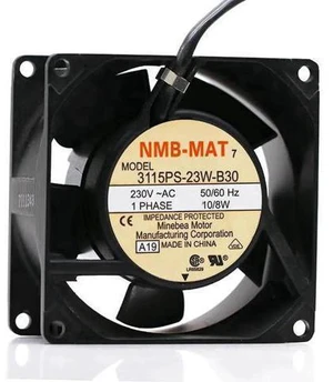 NMB-MAT 80mm 8cm AC Fan 3115PS-23W-B30 8038 230V High Temperature Res NMB-MAT 80mm 8cm AC Fan 3115PS-23W-B30 8038 230V High Temperature Res