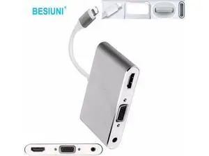 lighting to hdmi vga audio adapter hdmi vga converter adapter USB Cable for Ipho lighting to hdmi vga audio adapter hdmi vga converter adapter USB Cable for Ipho