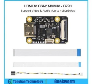 HDMI to CSI 2 Adapter C790 | Support Video & Audio | Up to 1080p60fps | for Rasp HDMI to CSI 2 Adapter C790 | Support Video & Audio | Up to 1080p60fps | for Rasp
