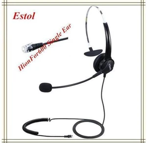 HD voice Hion For600 RJ9 Crystal professional Single ear call center headset tel HD voice Hion For600 RJ9 Crystal professional Single ear call center headset tel