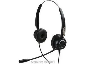Call center headphones Porfessional binaural headset with RJ9/RJ11 plug office p Call center headphones Porfessional binaural headset with RJ9/RJ11 plug office p