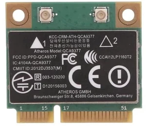 WIFI Card Atheros QCA9377 Wireless Dual Band 433Mbps WLAN 802.11ac 2.4G/5G Bluet WIFI Card Atheros QCA9377 Wireless Dual Band 433Mbps WLAN 802.11ac 2.4G/5G Bluet