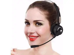 Call Center Bluetooth Headset Wireless Over-the-Head Noise Canceling Headphones Call Center Bluetooth Headset Wireless Over-the-Head Noise Canceling Headphones