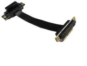 PCIe 3.0 x1 Riser Extension Cable 90 Degree Reverse PCIe x1 to x1 Ada PCIe 3.0 x1 Riser Extension Cable 90 Degree Reverse PCIe x1 to x1 Ada