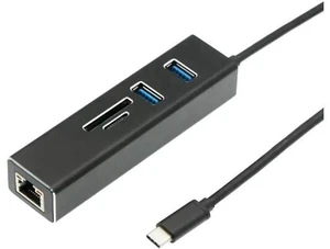 5 in 1 USB C Hub Multi-Function Type-C to USB3.0X2+RJ45 Gigabit Ether 5 in 1 USB C Hub Multi-Function Type-C to USB3.0X2+RJ45 Gigabit Ether