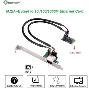 22x30mm M.2 A Key and E Key to 1 Port 10/100/1000Mbps Gigabit Etherne 22x30mm M.2 A Key and E Key to 1 Port 10/100/1000Mbps Gigabit Etherne
