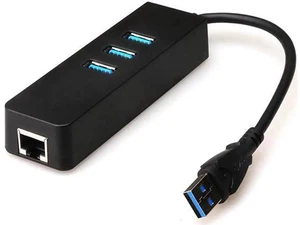 3 Port USB 3.0 Hub Gigabit Ethernet Adapter USB 3.0 to RJ45 1000Mpbs 3 Port USB 3.0 Hub Gigabit Ethernet Adapter USB 3.0 to RJ45 1000Mpbs
