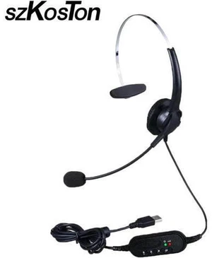 Business USB Headset Hands headphones Rotatable Adjustable Earphone Call Center Business USB Headset Hands headphones Rotatable Adjustable Earphone Call Center
