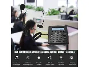 HST-8000 Telefon Headset Telephone Telefone Call Center Telephone Set With Prote HST-8000 Telefon Headset Telephone Telefone Call Center Telephone Set With Prote