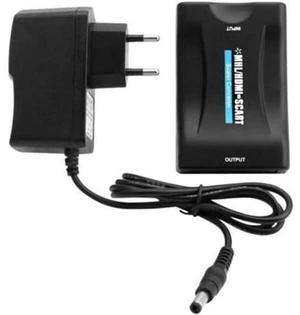 1080P HDMI To SCART Composite Video Stereo Audio Converter Adapter For HD TV DVD 1080P HDMI To SCART Composite Video Stereo Audio Converter Adapter For HD TV DVD