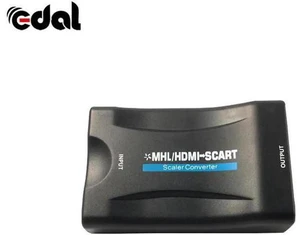 1080P HDMI To SCART Video Stereo Audio Converter Adapter For Sky Box HD TV DVD S 1080P HDMI To SCART Video Stereo Audio Converter Adapter For Sky Box HD TV DVD S