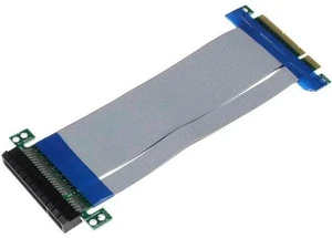 Adapter Cable PCI-E Express 8X Riser Card Extender Extension Flexible Cord Ribbo Adapter Cable PCI-E Express 8X Riser Card Extender Extension Flexible Cord Ribbo