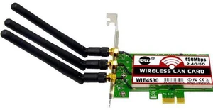 Wireless Wifi 450Mbps LAN Network PCI-Express Adapter Card 802.11B/G/ Wireless Wifi 450Mbps LAN Network PCI-Express Adapter Card 802.11B/G/