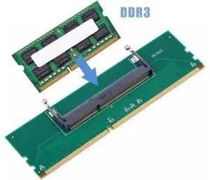 Notebook Memory to Desktop Memory Connector Adapter Card 200 Pin SO-DIMM to Desk Notebook Memory to Desktop Memory Connector Adapter Card 200 Pin SO-DIMM to Desk