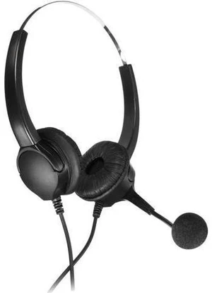 Leory High Quality Binaural Headphone Handsfree Call Center Telephone Corded Hea Leory High Quality Binaural Headphone Handsfree Call Center Telephone Corded Hea