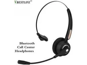 Call Center Bluetooth Headset Wireless Over-the-Head Noise Canceling Headphones Call Center Bluetooth Headset Wireless Over-the-Head Noise Canceling Headphones
