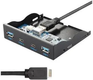 USB 3.1 Front Panel Header to USB-C & USB 3.0 HUB 4 Ports Front Panel Motherboar USB 3.1 Front Panel Header to USB-C & USB 3.0 HUB 4 Ports Front Panel Motherboar
