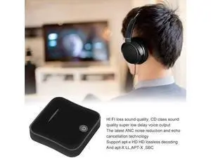 Kebidu 2 in 1 Bluetooth 5.0 Aptx HD Adapter Optical Toslink 3.5mm AUX SPDIF Ster Kebidu 2 in 1 Bluetooth 5.0 Aptx HD Adapter Optical Toslink 3.5mm AUX SPDIF Ster