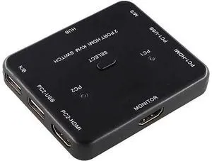 USB HDMI KVM Switcher 2-port 4K HDMI USB Mouse&keyboard monitor selector sharing USB HDMI KVM Switcher 2-port 4K HDMI USB Mouse&keyboard monitor selector sharing
