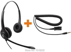 Call center headphones QD (Quick Disconnect) headset with single 3.5mm plug for Call center headphones QD (Quick Disconnect) headset with single 3.5mm plug for