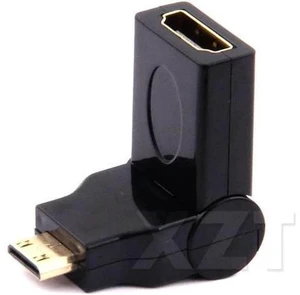 10pcs Black Mini HDMI Male to Female 90 Angle Adapter Converter for HDTV Project 10pcs Black Mini HDMI Male to Female 90 Angle Adapter Converter for HDTV Project