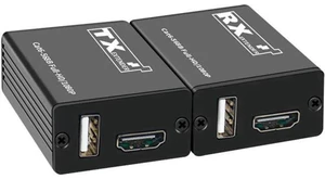 30M HDMI -compatible KVM Extender over sing cat6 cable HDMI-compatible to Rj45 E 30M HDMI -compatible KVM Extender over sing cat6 cable HDMI-compatible to Rj45 E
