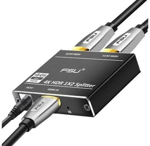 4K 2.0 HDMI Splitter Box Full HD 3D Video HDMI switch Connector Adapter 1 in 2 O 4K 2.0 HDMI Splitter Box Full HD 3D Video HDMI switch Connector Adapter 1 in 2 O