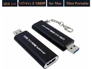 Portable USB 3.0 to HDMI Converter Mini Keychain 1920 * 1080 HD Adapter for Wind Portable USB 3.0 to HDMI Converter Mini Keychain 1920 * 1080 HD Adapter for Wind