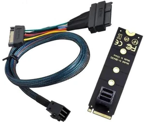 SF-093+SF-094-BK 22X80mm 2280 M.2 SFF-8643 Card and U.2 U2 SFF-8639 N SF-093+SF-094-BK 22X80mm 2280 M.2 SFF-8643 Card and U.2 U2 SFF-8639 N