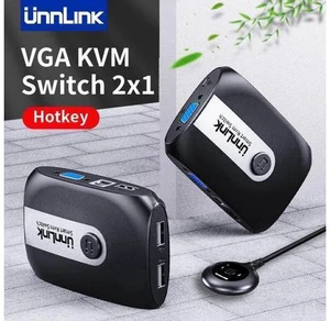 KVM Switch 2 In 1 Out 1080P 60Hz Video Switcher One Keyboard and Mouse control T KVM Switch 2 In 1 Out 1080P 60Hz Video Switcher One Keyboard and Mouse control T