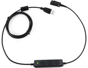 Shippping QD to USB Adapter Heaset Quick Disconnect to USB cable with Volume and Shippping QD to USB Adapter Heaset Quick Disconnect to USB cable with Volume and