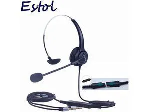 HD voice professional computer dual 3.5 mm plug with QD cable call center headse HD voice professional computer dual 3.5 mm plug with QD cable call center headse
