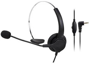 2.5mm Plug Call Center Telephone Headset Volume Control with Microphone Headphon 2.5mm Plug Call Center Telephone Headset Volume Control with Microphone Headphon