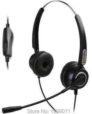 Volume and Mute Switch headset for call center ,office headset with 4-pin RJ9 Pl Volume and Mute Switch headset for call center ,office headset with 4-pin RJ9 Pl