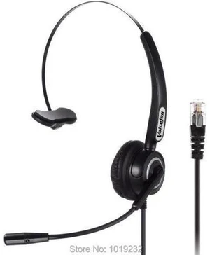 Call Center Headset Headphone with Mic ONLY for P lantronics M11 M22 Amplifier a Call Center Headset Headphone with Mic ONLY for P lantronics M11 M22 Amplifier a