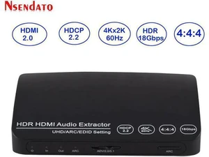 1 In 1 Out HDR UHD HDMI 2.0 Audio Extractor Switcher 4k 60HZ HDR HDMI2.0 Audio E 1 In 1 Out HDR UHD HDMI 2.0 Audio Extractor Switcher 4k 60HZ HDR HDMI2.0 Audio E