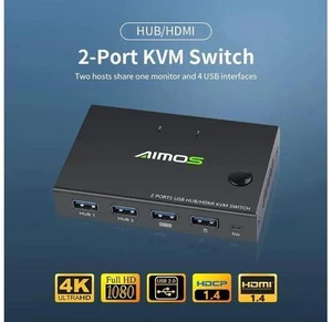 AM-KVM201CC 2-Port HDMI KVM Switch Support 4K x 2K at 30Hz HDMI KVM Switcher Key AM-KVM201CC 2-Port HDMI KVM Switch Support 4K x 2K at 30Hz HDMI KVM Switcher Key