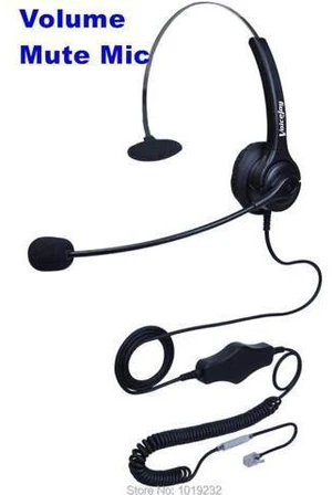 Adjustable Volume +Mute function call center headset Professional Anti-noise Tel Adjustable Volume +Mute function call center headset Professional Anti-noise Tel