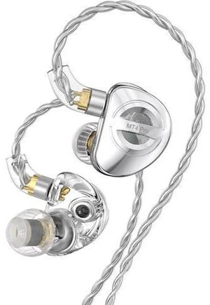 TRN MT4 Pro in Ear Monitor,Dual Dynamic HiFi Earphones,10mm DLC IEM,6mm Titanium TRN MT4 Pro in Ear Monitor,Dual Dynamic HiFi Earphones,10mm DLC IEM,6mm Titanium