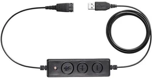 call center Headset QD to USB cable adaptor with adjustable Volume and Microphon call center Headset QD to USB cable adaptor with adjustable Volume and Microphon