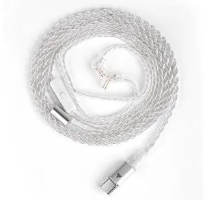 QKZ TC100 in Ear Monitor Cable,Type-C Plug with Microphone IEM Cable, Replacemen QKZ TC100 in Ear Monitor Cable,Type-C Plug with Microphone IEM Cable, Replacemen